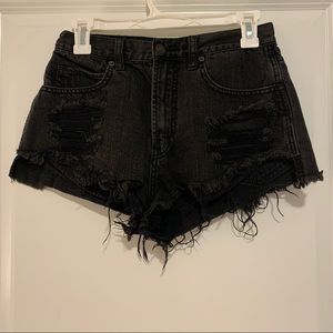 High Waist Denim Shorts